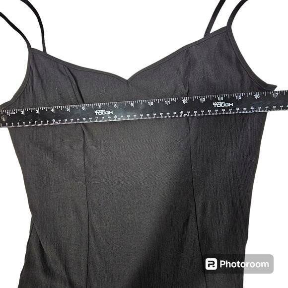 Intimately Free People Black Last Rose Bodysuit V-Neck Thong Size XL - Picture 8 of 11